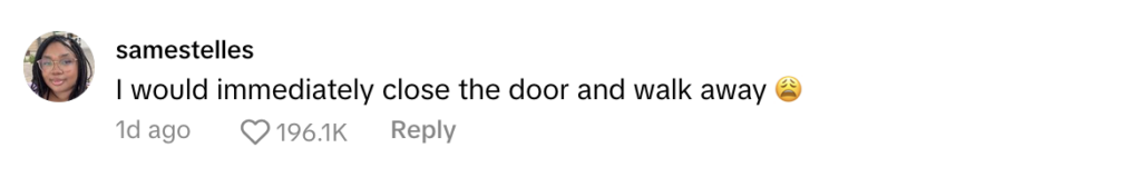 TikTok comment